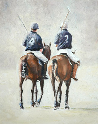 317x400 Chisholm Gallery Painting Collection Polo - Polo Painting