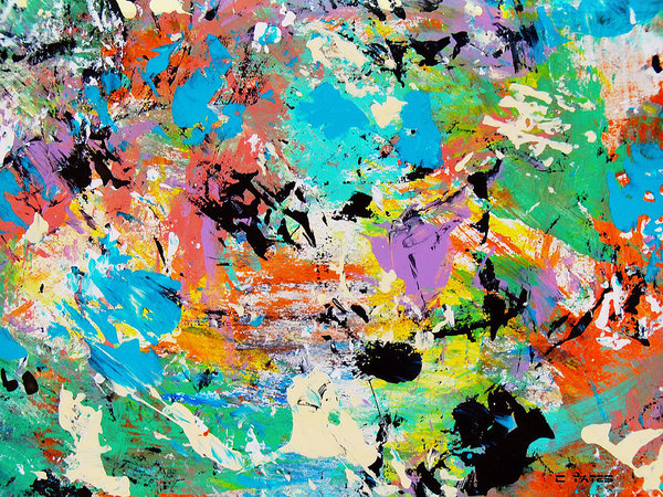 600x450 Polychromatic Art Print By Charles Yates - Polychromatic Painting