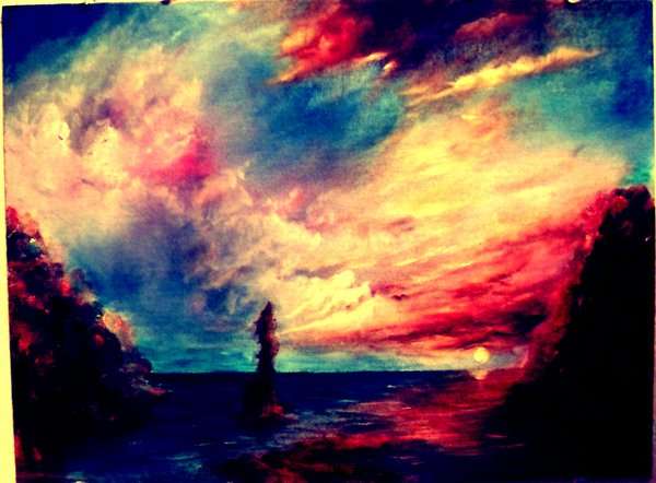 600x442 Polychromatic Landscape Paintings Artist Hyun Jae - Polychromatic Painting