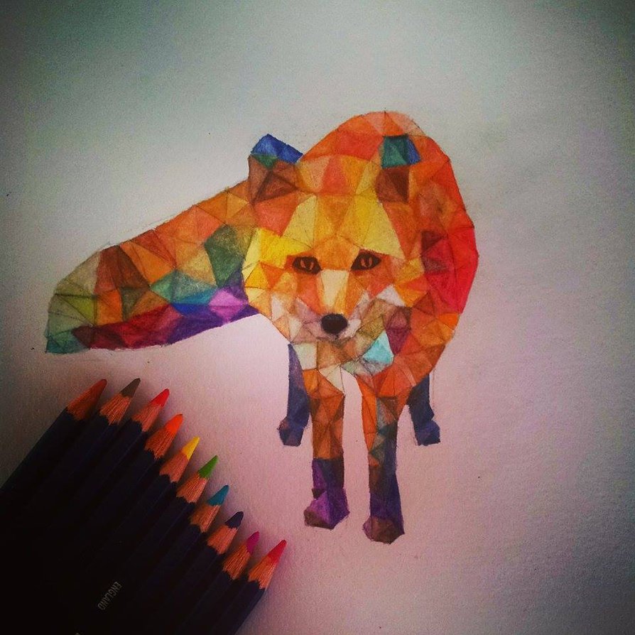 894x894 First Ever Polygon Work - Polygon Painting