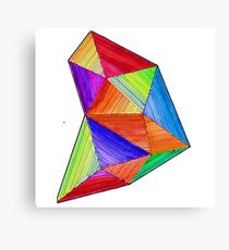 210x230 Polygon Painting Amp Mixed Media Canvas Prints Redbubble - Polygon Painting