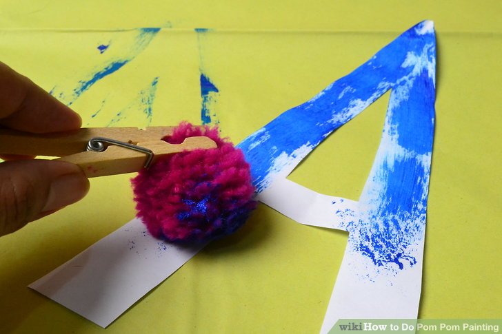 728x485 How To Do Pom Pom Painting 12 Steps (With Pictures) - Pom Pom Painting