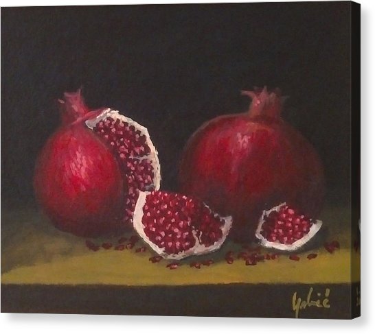 546x487 Pomegranate Painting By Alen Grbic - Pomegranate Painting