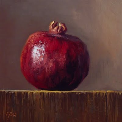 400x400 The Pomegranate On Finding Poetry - Pomegranate Painting