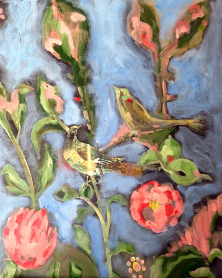 770x963 Saatchi Art Eternal Garden Pompeii Painting By Lee Zasloff - Pompeii Painting