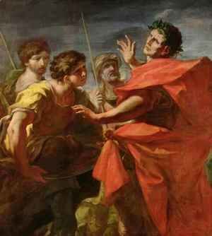 300x334 Giovanni Antonio Pellegrini Reproductions For Sale 1st Art Gallery - Pompey The Great Painting