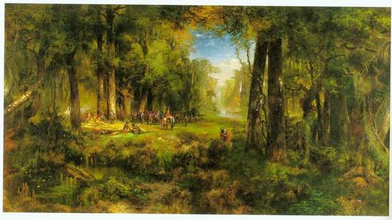 550x309 Ponce De Leon In Florida - Ponce De Leon Painting