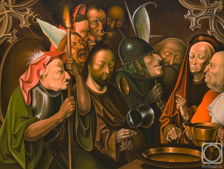 750x566 Painting Of Hieronymus Bosch Before Pilate Pontius - Pontius Pilate Painting