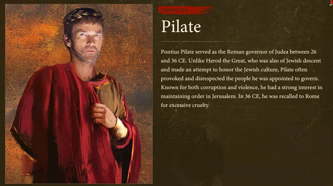 650x364 Paintings From Killing Jesus Website - Pontius Pilate Painting