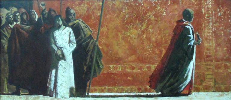 770x334 Saatchi Art Pontius Pilate Painting By Nadezhda Vorontsova - Pontius Pilate Painting
