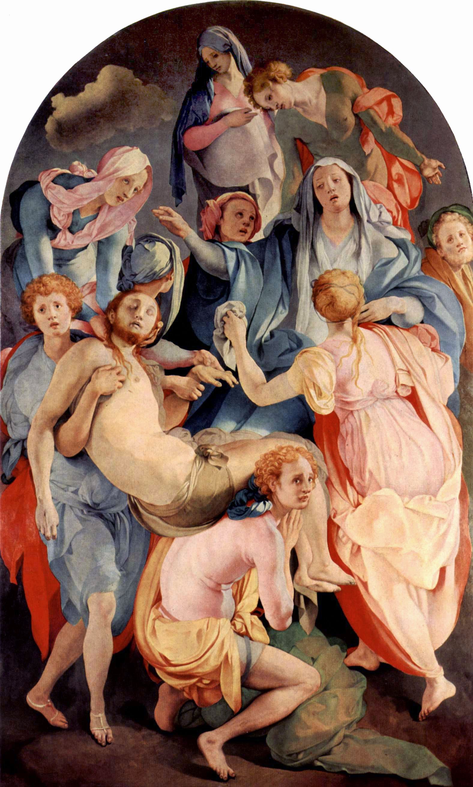 1576x2622 Deposition From The Cross - Pontormo Painting