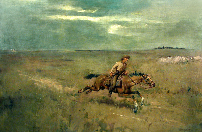 800x524 The Pony Express - Pony Express Painting