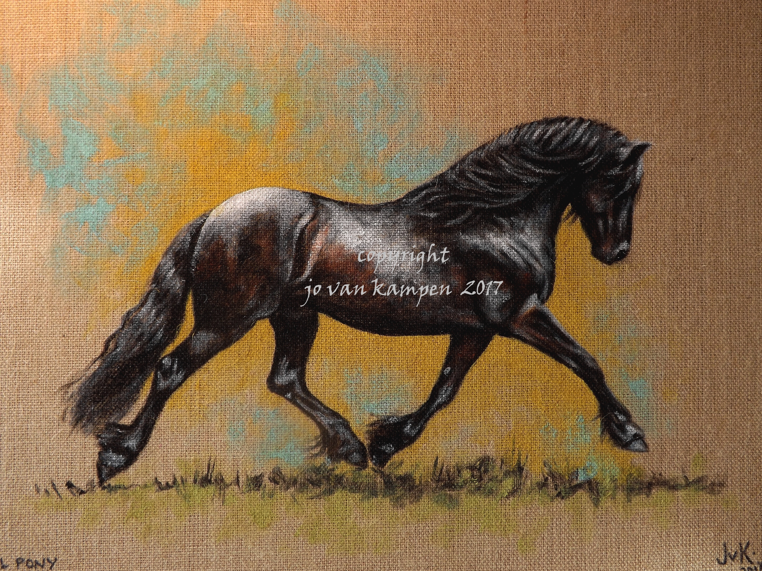 2898x2173 Fell Pony, Original Painting. New! - Pony Painting