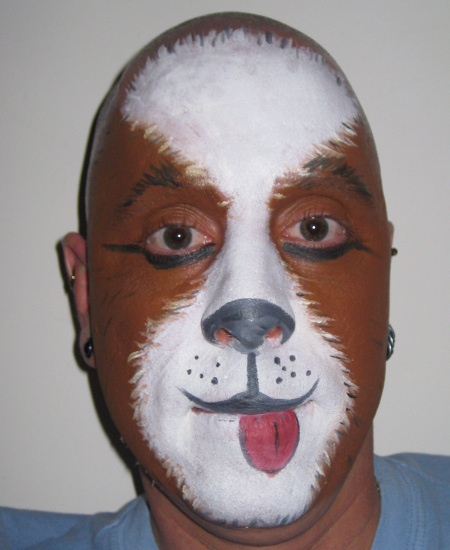 450x550 Face Painting And Balloon Twisting Blog Blog Archive Dog Jokes - Poodle Face Painting