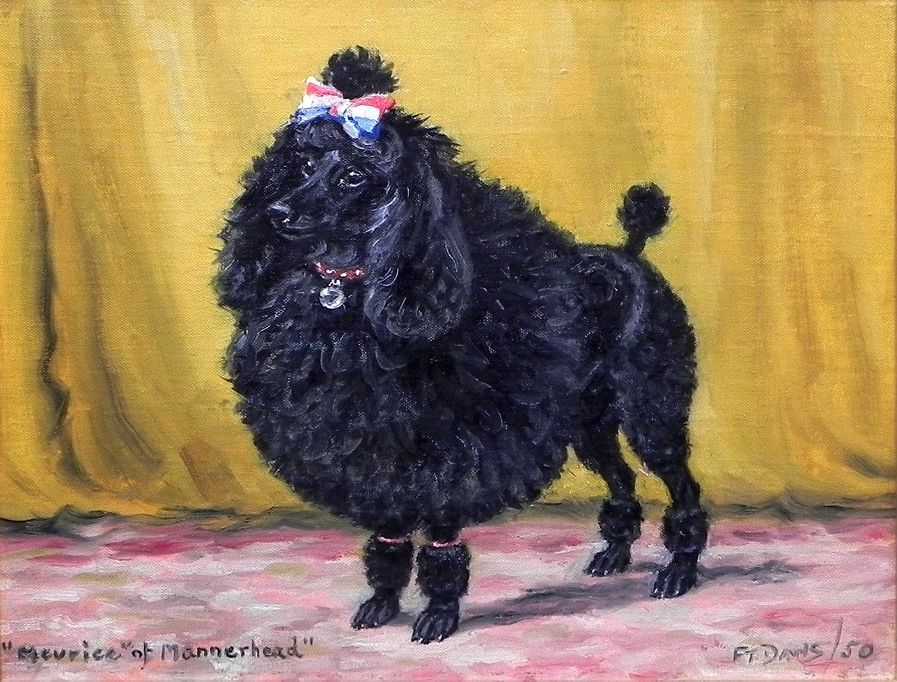 1288x980 Stock Page - Poodle Oil Painting