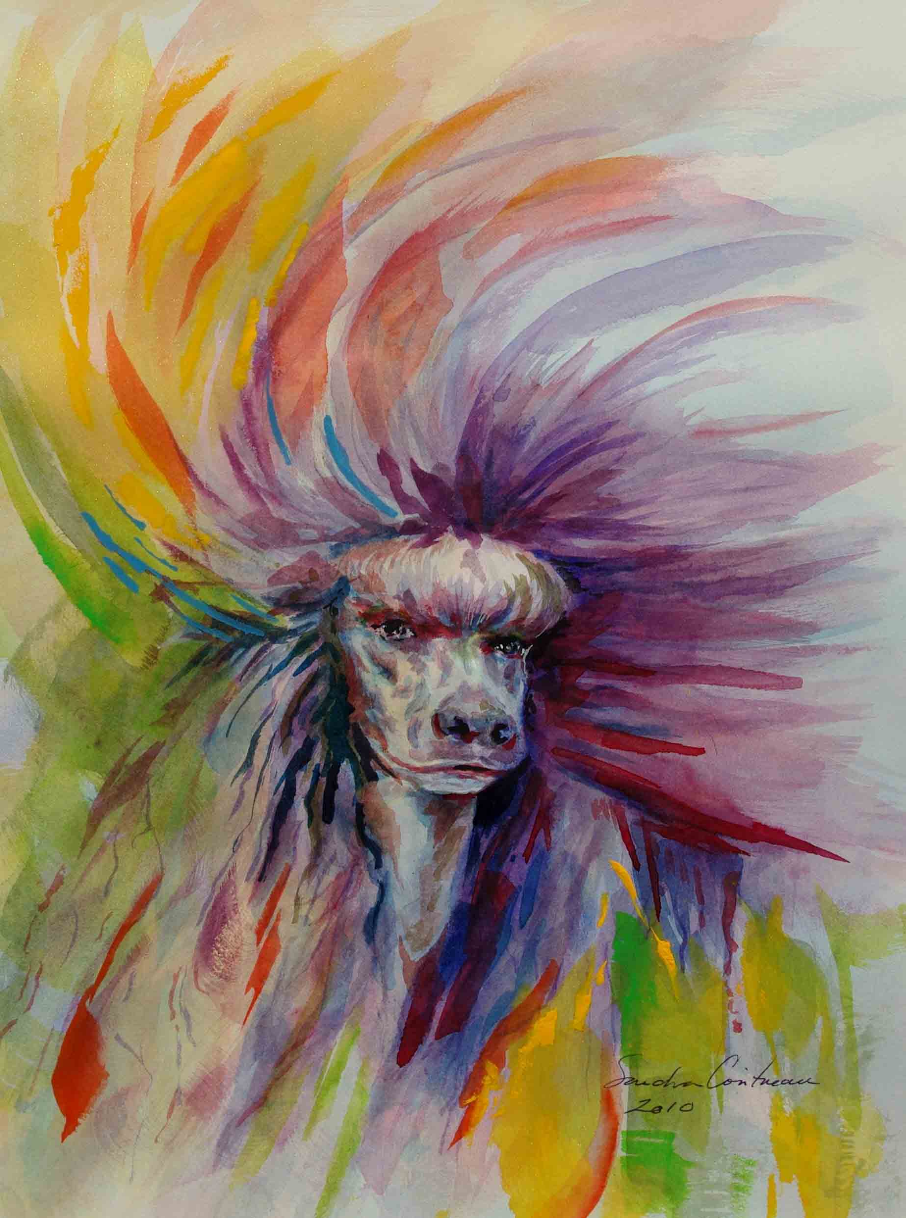 1847x2484 Poodles The Works Of Sandra Cointreau - Poodle Painting