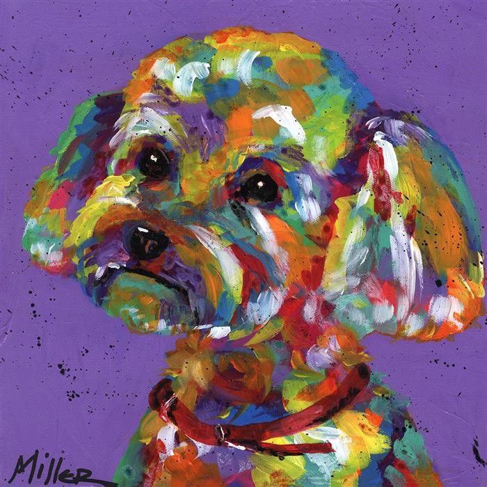 700x700 Posh Poodle Tracy Miller - Poodle Painting