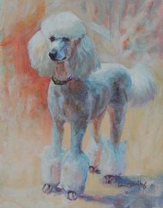 236x300 Pretty Poodle Painting! Poodle Poodle, Standard - Poodle Painting