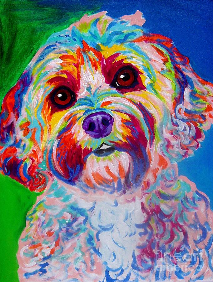 682x900 Cockapoo - Poodle Painting