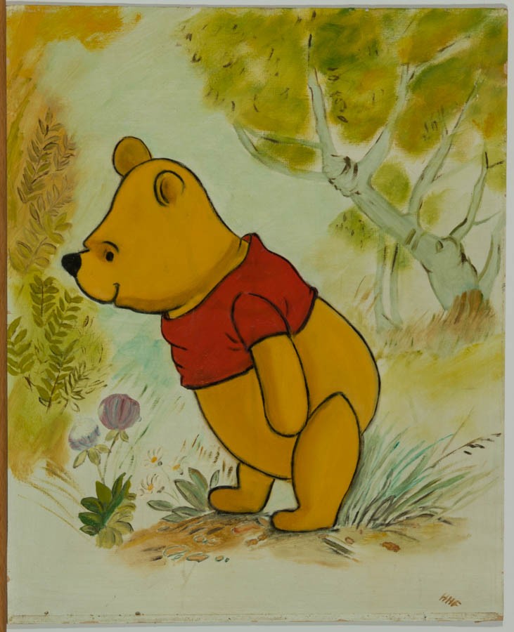 731x900 H.h.f. - Pooh Bear Painting