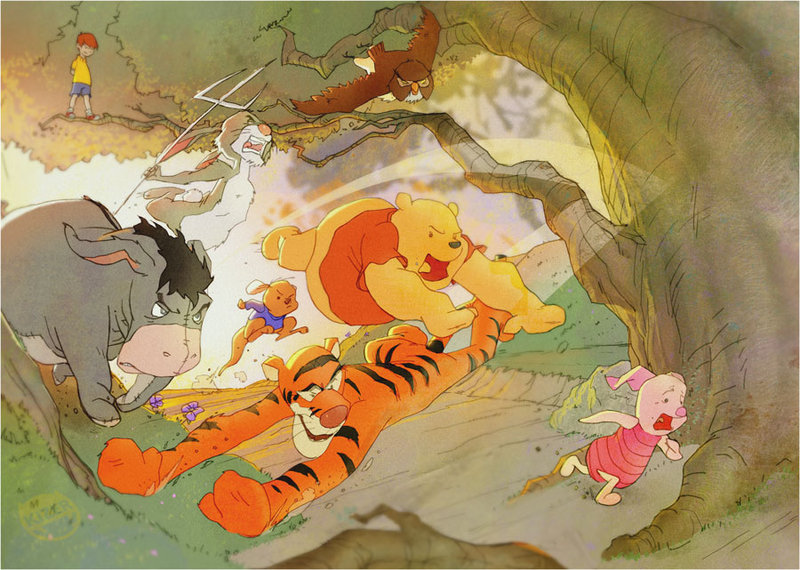 800x570 Image - Pooh Painting