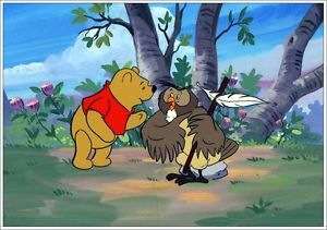 300x211 Rare Disney Master Key Animation Celkgd. Painting Winnie - Pooh Painting