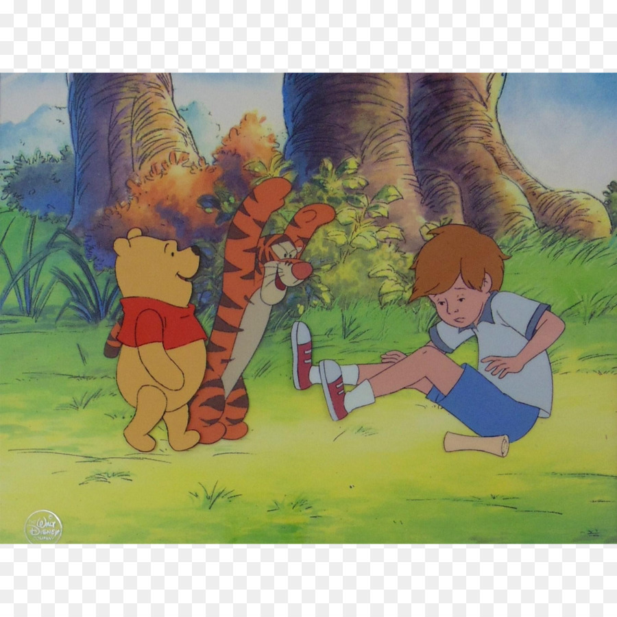 900x900 Winnie The Pooh Painting Art Cel The Walt Disney Company - Pooh Painting