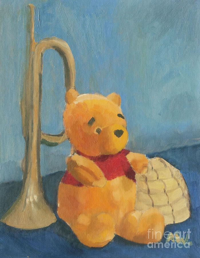 699x900 Adventures Of Pooh Painting By Alena Turner - Pooh Painting