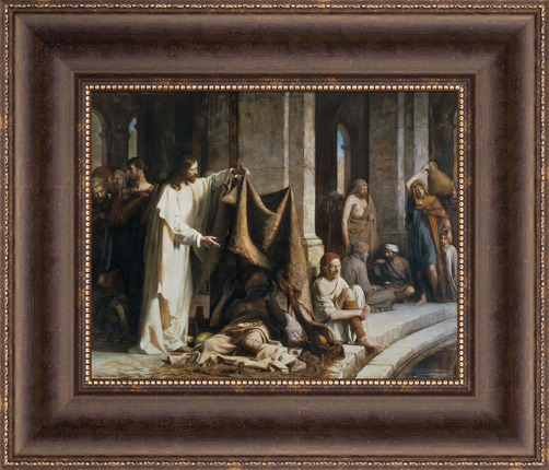 502x430 Healing - Pool Of Bethesda Painting