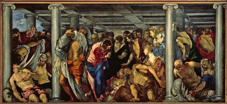 747x344 Akg Images - Pool Of Bethesda Painting