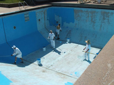 387x290 Pool Painting Gallery - Pool Painting