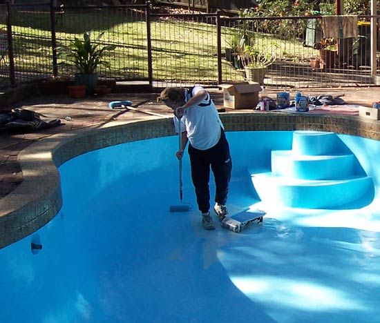 550x468 Pool Painting - Pool Painting