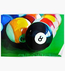 210x230 Pool Table Painting Amp Mixed Media Posters Redbubble - Pool Table Painting