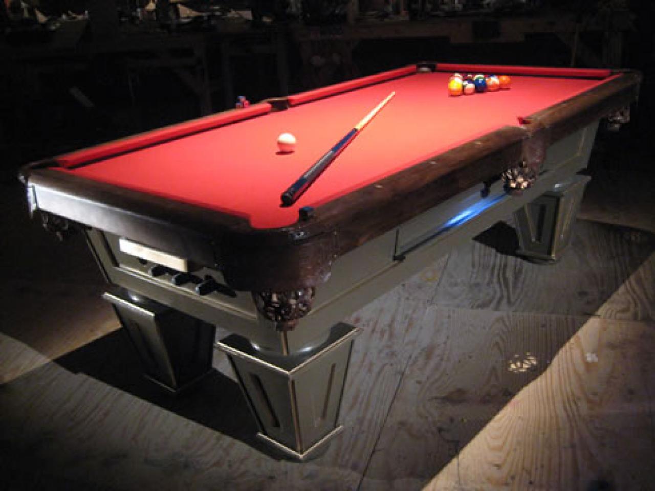 1280x960 How To Build A Pool Table Hgtv - Pool Table Painting