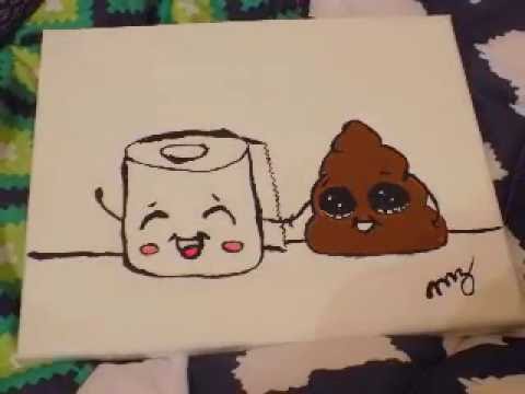 480x360 Poo Emoji (Speed Painting) - Poop Emoji Painting