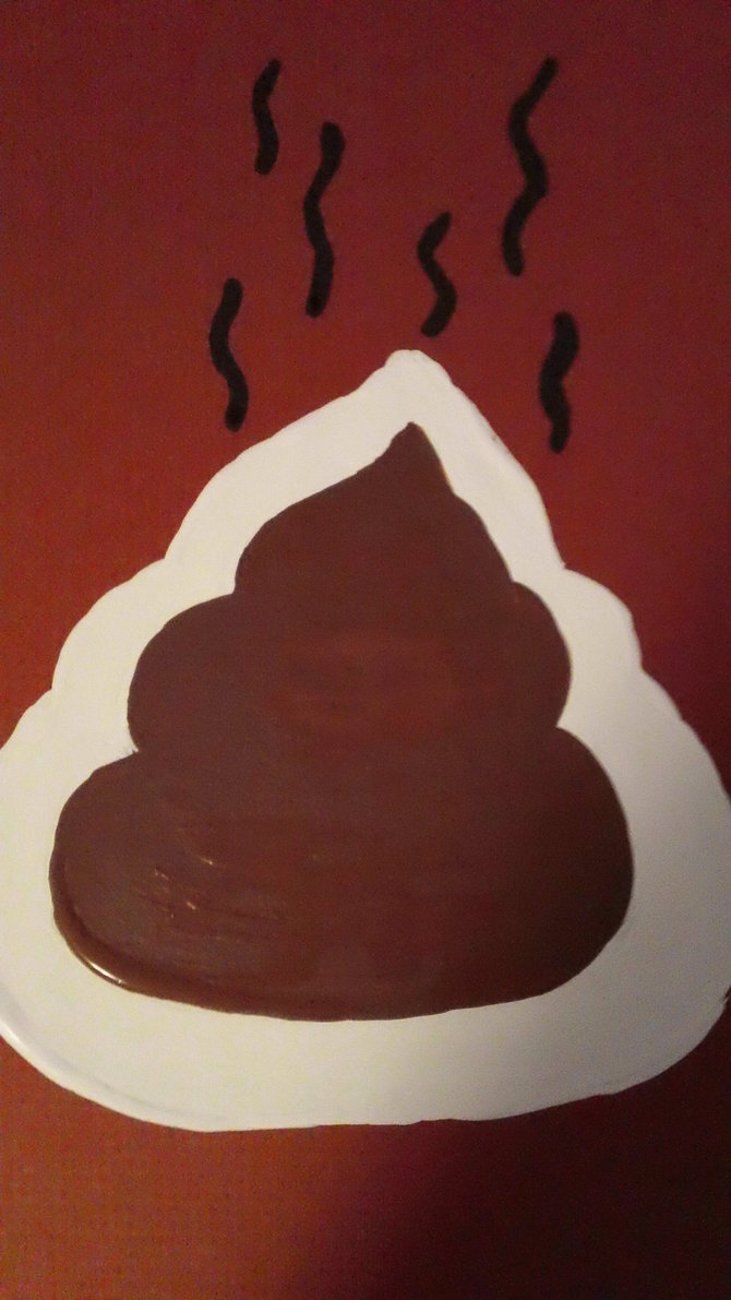670x1191 Poop Painting By Beppascreations - Poop Painting