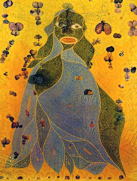 544x718 Virgin Mary Painting With Elephant Poop Sold For Millions - Poop Painting