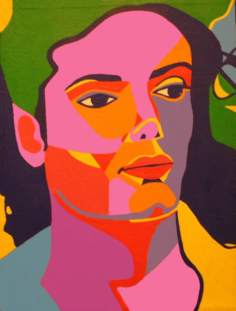 770x1016 Saatchi Art Pop Art Portrait Michael Jackson Acrylic Painting - Pop Art Acrylic Painting