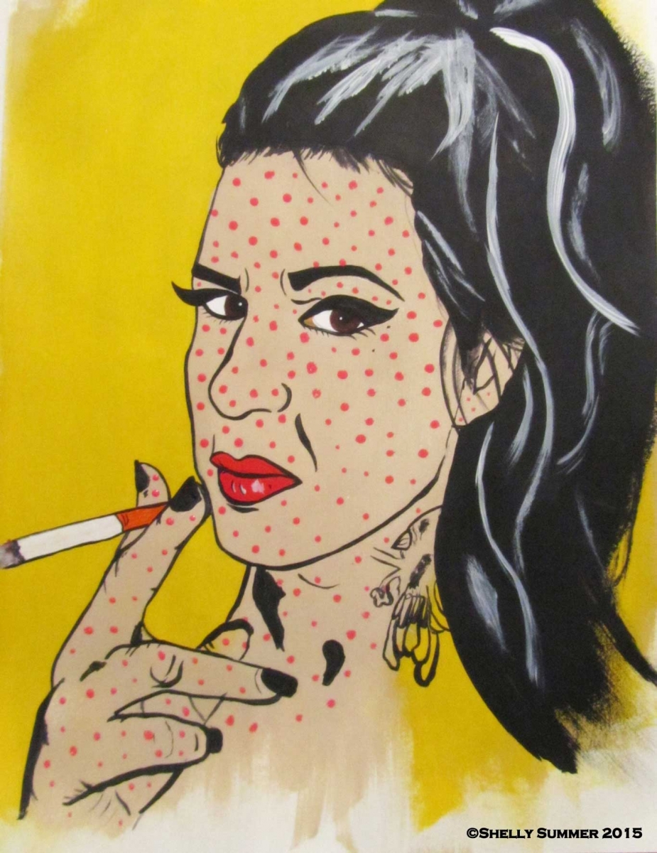 925x1200 Acrylic Paintings - Pop Art Acrylic Painting