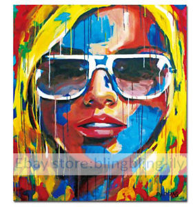 280x300 Hand Painted Abstract Canvas Oilacrylic Painting Woman Face Pop - Pop Art Acrylic Painting