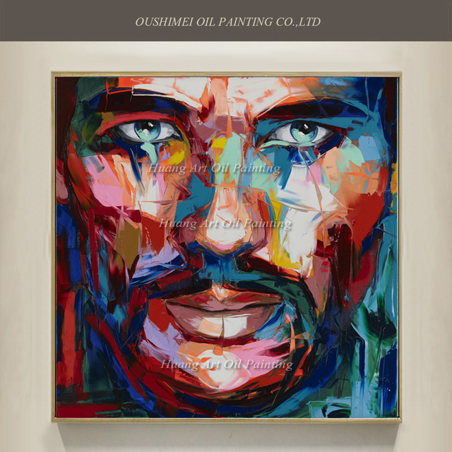 640x640 New Pop Art Hand Painted Famous People Portrait Oil Painting - Pop Art Oil Painting