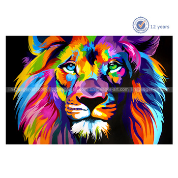 350x350 Hot Sales Exclusive Design Handmade Pop Art Animal Oil Painting - Pop Art Oil Painting