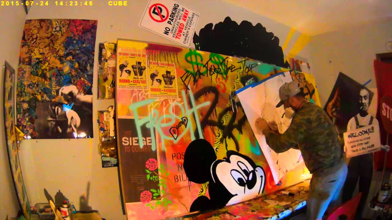 1280x720 How To Paint Pop Artstreetart - Pop Art Painting