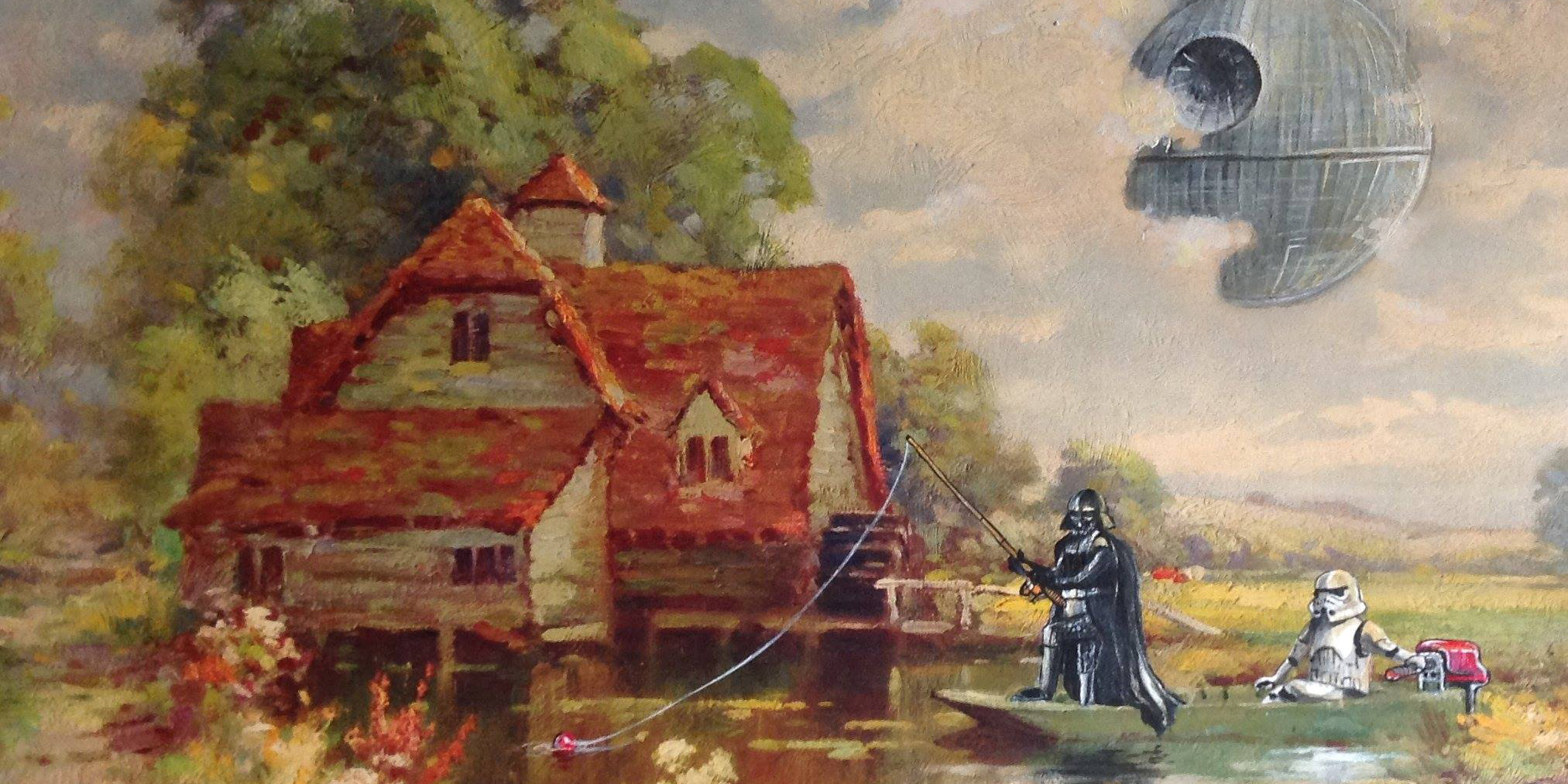 2025x1013 Artist Adds Star Wars, Monty Python, And Other Pop Culture - Pop Culture Painting