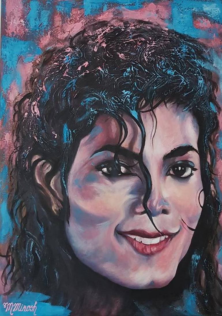 770x1096 Saatchi Art Maikl Jackson Pop Art Painting By Liudmila Zubareva - Pop Painting