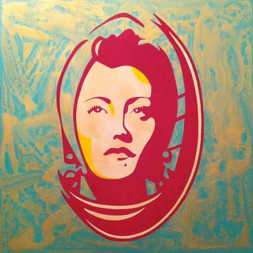 500x500 Asmahan By Corinne Martin - Pop Painting