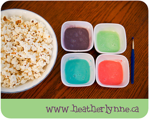 500x400 Painting Popcorn To Eat! - Popcorn Painting