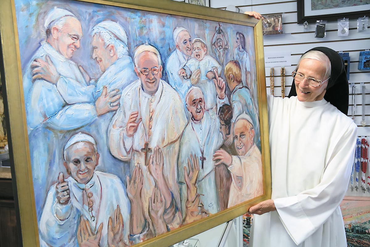 1200x800 Pictures - Pope Francis Painting