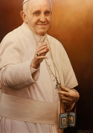 315x450 Cnewa - Pope Francis Painting
