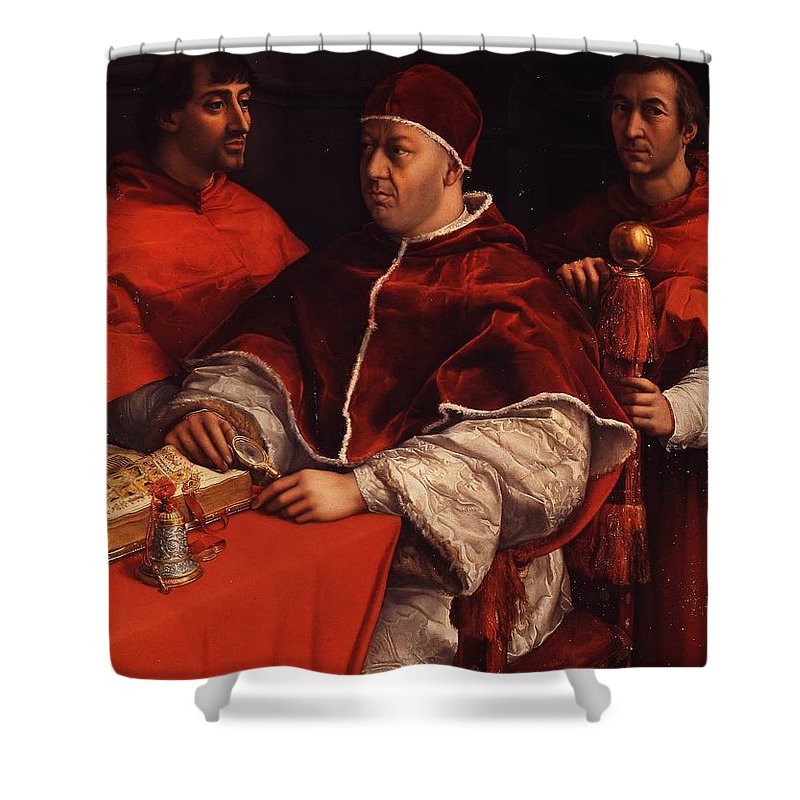 800x800 Portrait Of Pope Leo X With Cardinals Giulio De' Medici And Luigi - Pope Leo X Painting